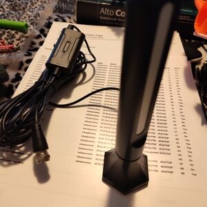 Black Tv Antenna with Cable